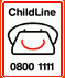 ChildLine logo and link to the ChildLine web site