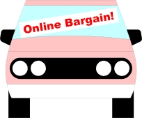 Bargain vehicle logo