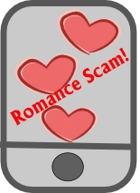 romance scam logo