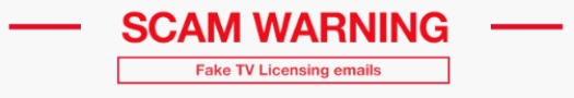 TV licensing alert image