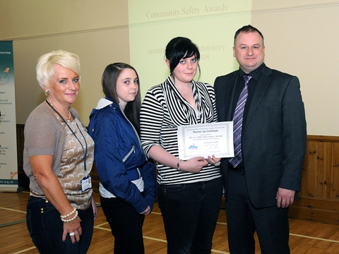 Photo of "Let's Make Music Project of Mintlaw" award
