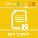 Information request logo